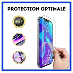 2- Une fois que votre écran est bien propre et exempt de toute poussière, prenez votre vitre en verre trempé et...