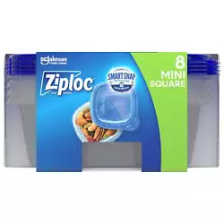 Its designed to lock in liquids and freshness, and make it easy to serve fresh-tasting foods in a snap. Ziploc® Mini...