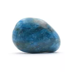 Apatite bleue pierre roulée Brésil. Cest pour cette raison quelle a été baptisée du nom grec apathan qui signifie...