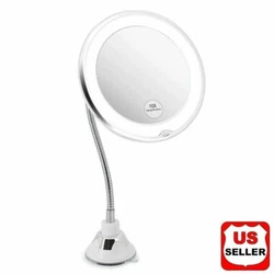 If you normally wear glasses, the magnification level of this mirror will allow you to apply makeup without having to...