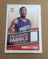 Tj Warren 14-15 Nba Hoops Freshman Fabrics Rookie Patch Suns Pacers. Condition is 