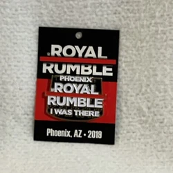 Authentic WWE Royal Rumble I Was There Pin Phoenix Arizona 2019 New In Package. See photos for more details Feel free...