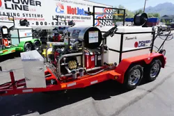 1 - 12 Gallon Soap Tank 1 - Gutter Clean Out Tool. Our pressure washer trailers are built to your specifications. The...
