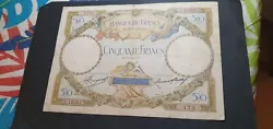 Billet 50 francs Luc Olivier Merson 1933.