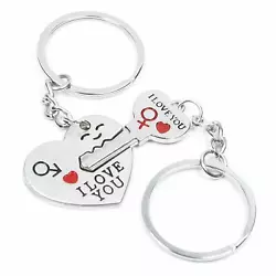 This keyring is not just only can hold your keys and also is a great decoration. It can show your Romantic and faithful...