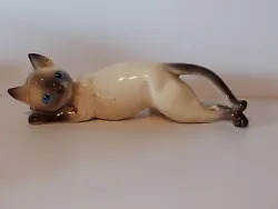 Vintage Reclining Siamese Cat 10