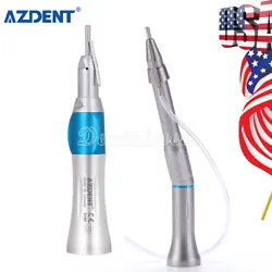 Dental Surgical Straight Handpiece 1:1 With External irrigation Pipe. COXO Dental Surgical Handpiece Surgery 20°...