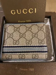 AUTHENTIC Gucci wallet. Used but in good condition with light discoloration due to cards being in the wallet.