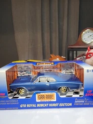 1 18 1966 Pontiac GTO ROYAL BOBCAT HURST EDITION Issue #3 Limited Edition 1 of 2500 GTOAA NATIONALS Blue with White...