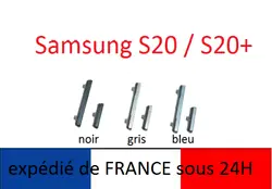 Pour Samsung Galaxy S20 / S20+. noir, gris ou bleu.