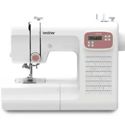 The CE1150 has 110 unique built-in sewing stitches, including 8 styles of 1-step auto-size buttonholes to finish your...