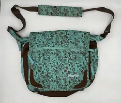 JanSport Turquoise Brown Messenger Laptop Shoulder Crossbody Bag Backpack. Condition is Pre-owned. Shipped with USPS...