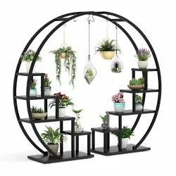 The curved ladder design gives this Bonsai style display shelf rack a stylish and modern look. Its uses are endless as...