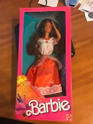 Vintage Mexican Barbie Dolls Of The World Collection 1988 Mattel 1917 NRFB