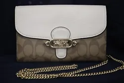 Coach Chain Crossbody in Signature Canvas (COACH 88101) No Box or Dust Cover. Crossbody has light wear from normal use...