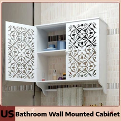 This bathroom shelf can provide a neat and clean look to your bathroom. It can be mounted on the wall which makes it...