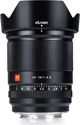 1 Viltrox AF 13mm f/1.4 E Lens. with it, you could portray anything. The lens features an STM motor for quick, quiet...