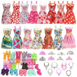 Fashion Design-Handmade Party Gown different style doll princess clothing and doll shoes,All processes and materials...
