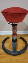 Original SWOPPER Balance / Bounce chair 2002 - Red Sueded Seat.   Some marks and stains and  rip on seat area.  Please...