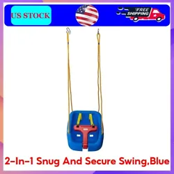 Keep little ones engaged with this fun Little Tikes 2-in-1 Swing. This 2-in-1 snug and secure swing features a bar that...