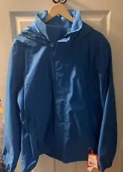 Up For Sale:  he North Face: Dry-vent Resolve Rain Jacket Men L: Lake Blue New with Tags