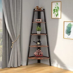 Multi Function Corner Storage Shelf:This multipurpose bookshelf can make your room tidy and stylish. It can storage...