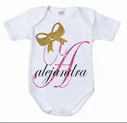 Baby Onesie Customized Personalized Baby Infant Newborn Bodysuits for Boys Girls.