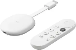 Chromecast avec Google TV (HD) Neige - Regardez des films et des séries en HD.
