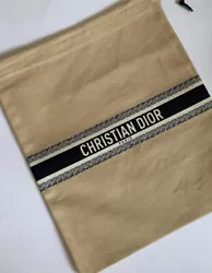 CHRISTIAN DIOR Dioriviera Drawstring Bag Cotton Pouch Summer 2023 New.
