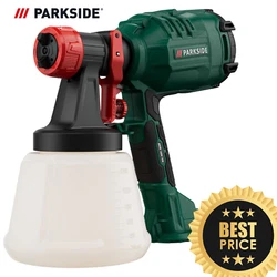 Pistolet à peinture » PFS 400 B1 «, 450 W. Pistolet pulvérisateur à débit réglable avec soufflerie 450 watts...