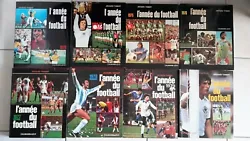 collection complete de l année du football 1973 à 2017 45 livres en trèsbon etat. État : 