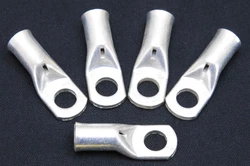 Pour section de fil 70 mm2. trou de fixation diamètre 12 mm2. lot de 5 x cosses à sertir.