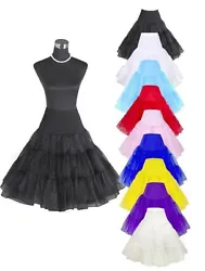 1×Petticoat. Material: Tulle. The real color of the item may be slightly different from the pictures shown on website...