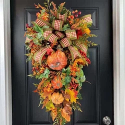 This autumn wreath is a perfect festivals gift for grandparents, parents, friends, colleagues and neighbors. Fall...