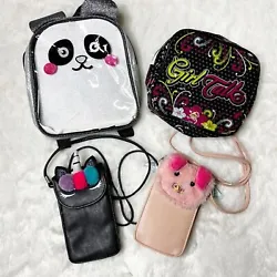 Girl’s 4-Piece Small Bags Bundle Backpack and Crossbody BagsAll are new without tags and unbranded Details:-Girl Talk...