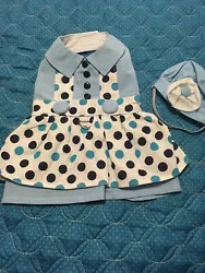 Simple but yet elegant in its design, this bib dress will have all your friends jealous. Dress features sky blue bodice...