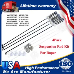 Feature: ✅ [ITEM NUMBER] : W10780048 Washer Suspension Rod Kit.   ✅ [PRODUCT SPECIFICATIONS] : Washer suspension...
