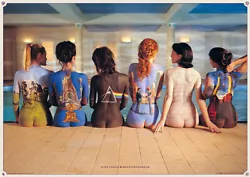 The Pink Floyd Album Covers Painted On Girls Backs. Size: 36