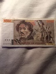 beau billet 100 francs 1989Bon état
