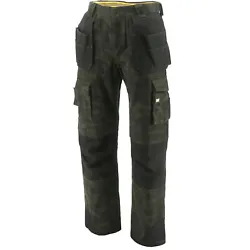 CAT TRADEMARK TROUSER W/ HOLSTER POCKETS. -CAT Trademark Trouser is fully equipped for the hard-core worker. -Logo...