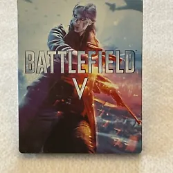 Battlefield V With Steelbook Case for Sony Playstation 4 Fast Shipping. Please see photos for more detail Feel free to...