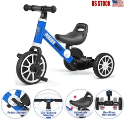 Itspeals are removable and therear wheels are adjustable. Toddlers would have endless fun playing the trike. Features...