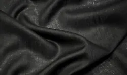 Black Burlap 100% Jute Fabric 56