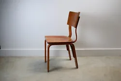 Vintage Thonet Bentwood side chair MCM. Vintage Thonet chair shows finish wear as pictured. See photos fro best...