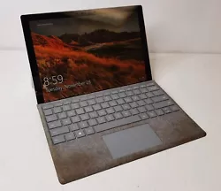 Hard Drive: 512GB. Make: Microsoft. Staining in palm rest areas and back of attached keyboard cover. Model: Surface Pro...