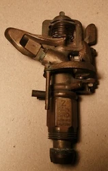 Vintage Rainbird sprinkler, has a number 45 on body & Z Rain Bird Glendora Calif. USA. Very nice condition.