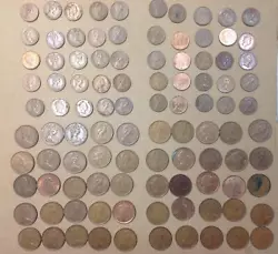 This is a bulk lot of Great Britain, English, United Kingdom One (1) Penny (50 coins, .5 Pounds) and Two Pence (2)...