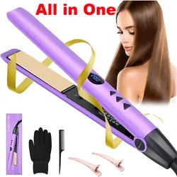 The 360° flexible swivel cord of this hair straightener never gets tangled and 2M super-long rope gives you the...