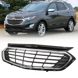 Chrome Front Upper Grille Mesh Grill   For 2018 2019 2020 2021 Chevrolet Equinox   Feature:        * 100% brand...