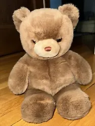 Vintage 1983 GUND Karitas Plush Brown Bear Tender Teddy 19”. In excellent condition. Smoke free and pet free home.